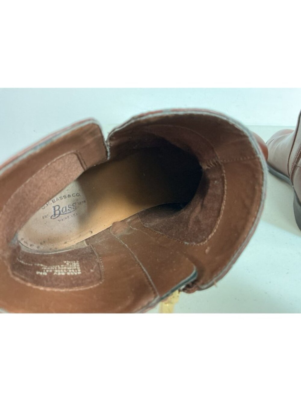 Bass Brown Ankle Boots Womens 9 - Picture 5 of 7